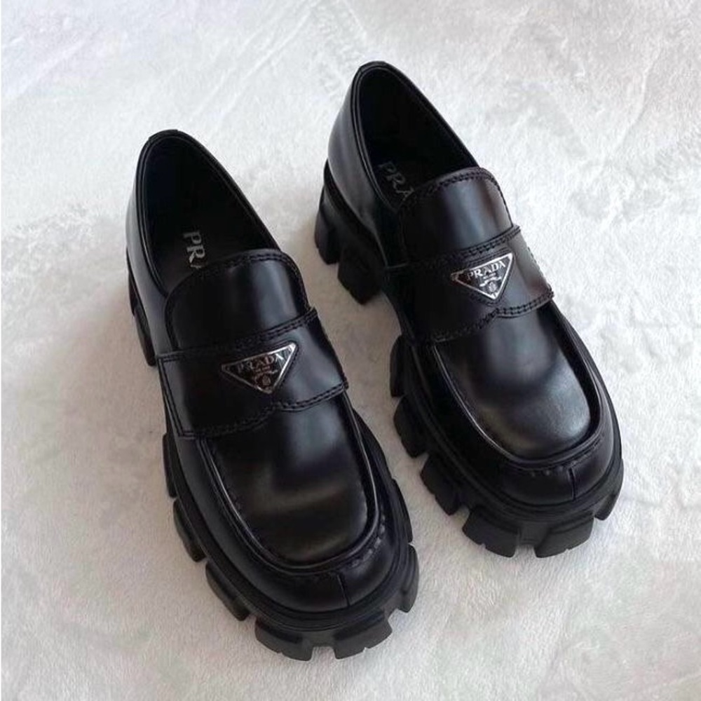 Prada Monolith Loafers